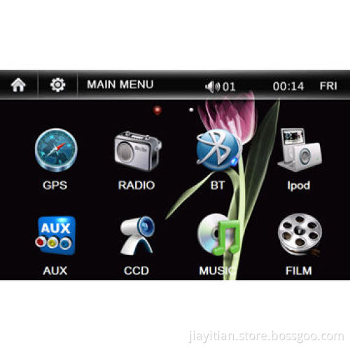 7-inch Deckless Car MP5 Player without DVD Loader, Supports Bluetooth/TV/iPod/USB/SD Functions